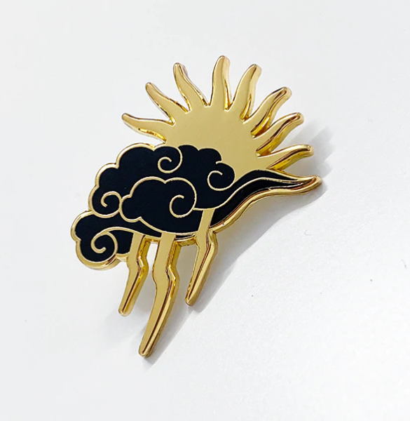 Cloud Enamel Pin