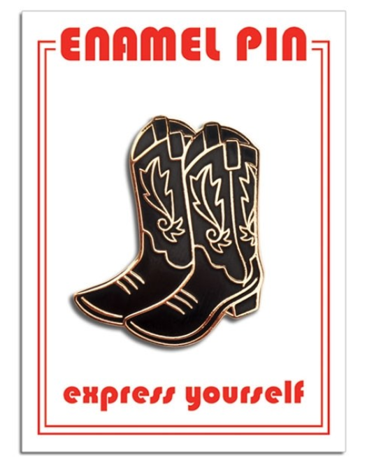 Cowboy Boots Enamel Pin