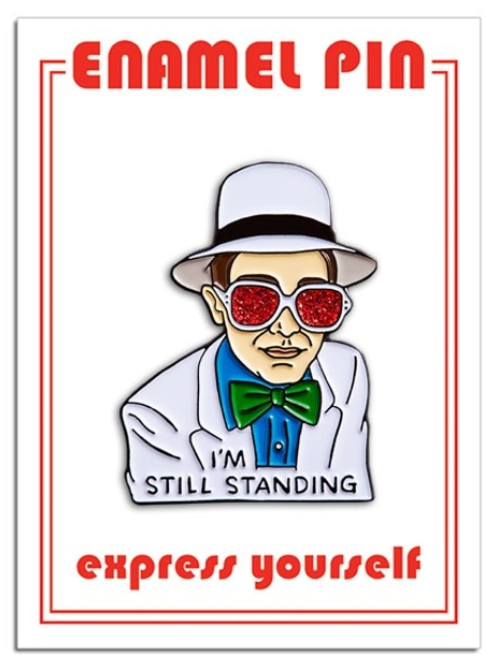 Elton John Enamel Pin