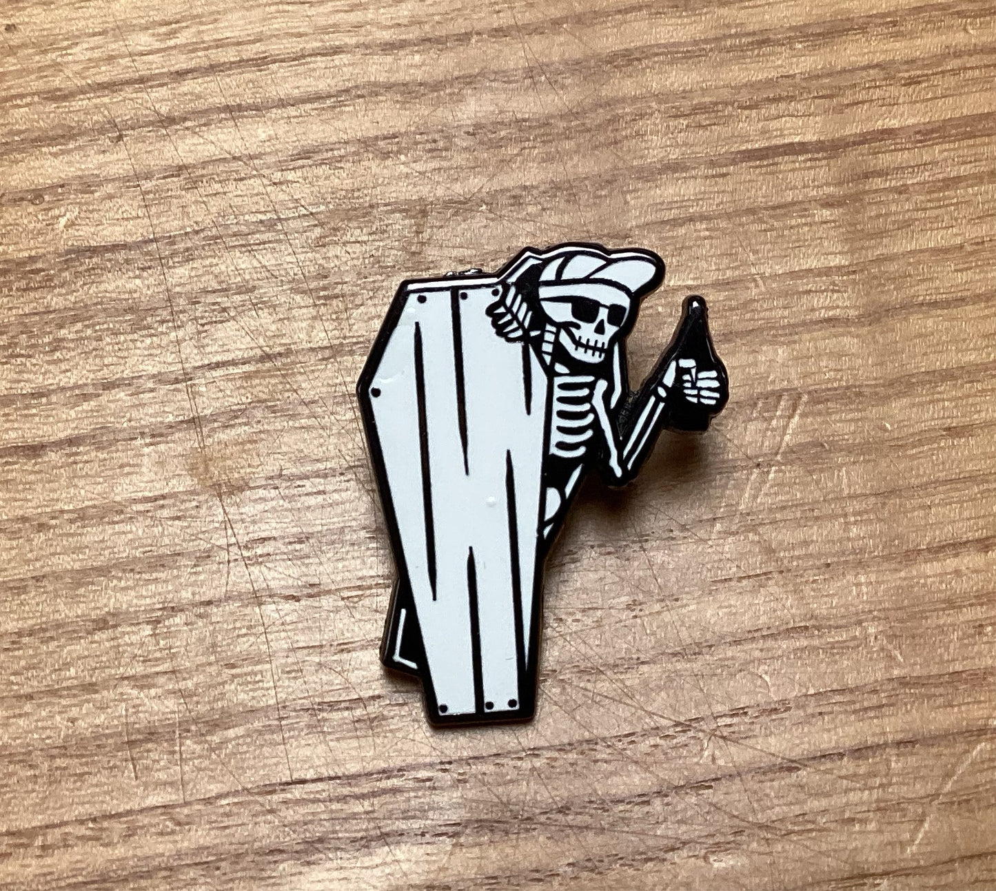 Coffin Guy Enamel Pin