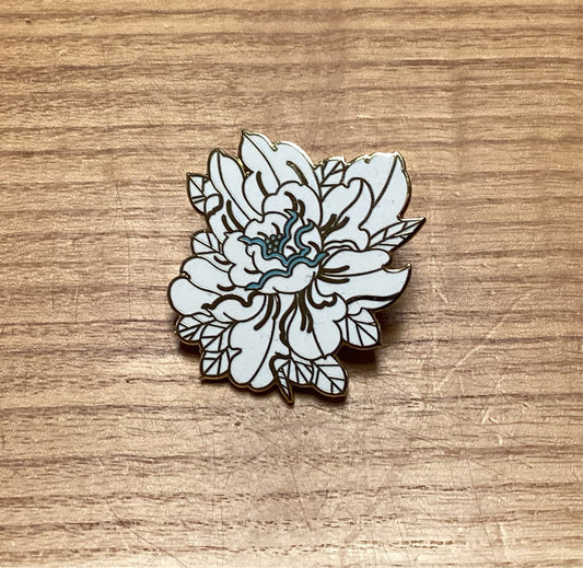 Peony Enamel Pin