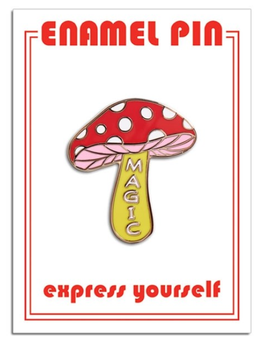 Magic Mushroom Enamel Pin