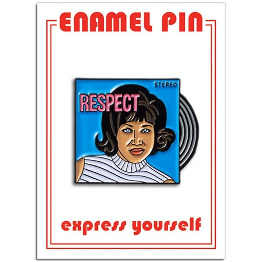 Aretha Respect Enamel Pin