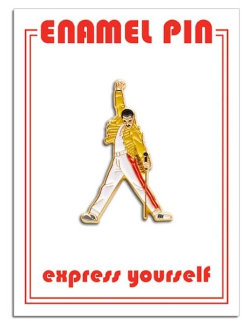 Freddie Gold Jacket Enamel Pin