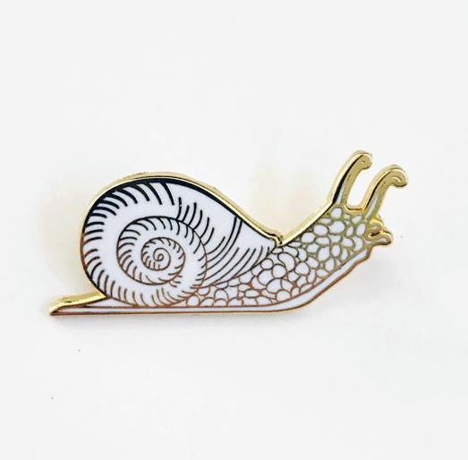 Snail Enamel Pin