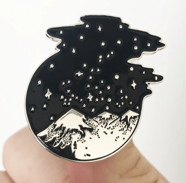 Star Mountain Enamel Pin