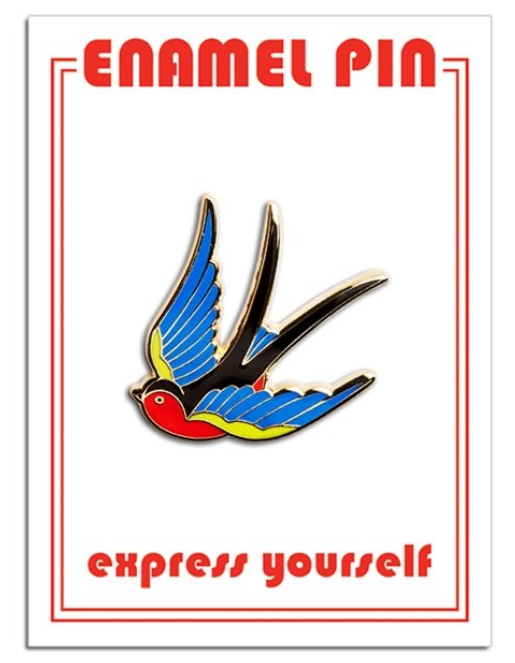 Swallow Enamel Pin