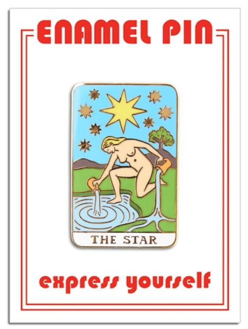 The Star Tarot Enamel Pin