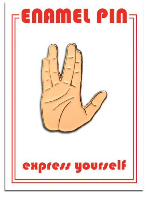 Vulcan Salute Enamel Pin